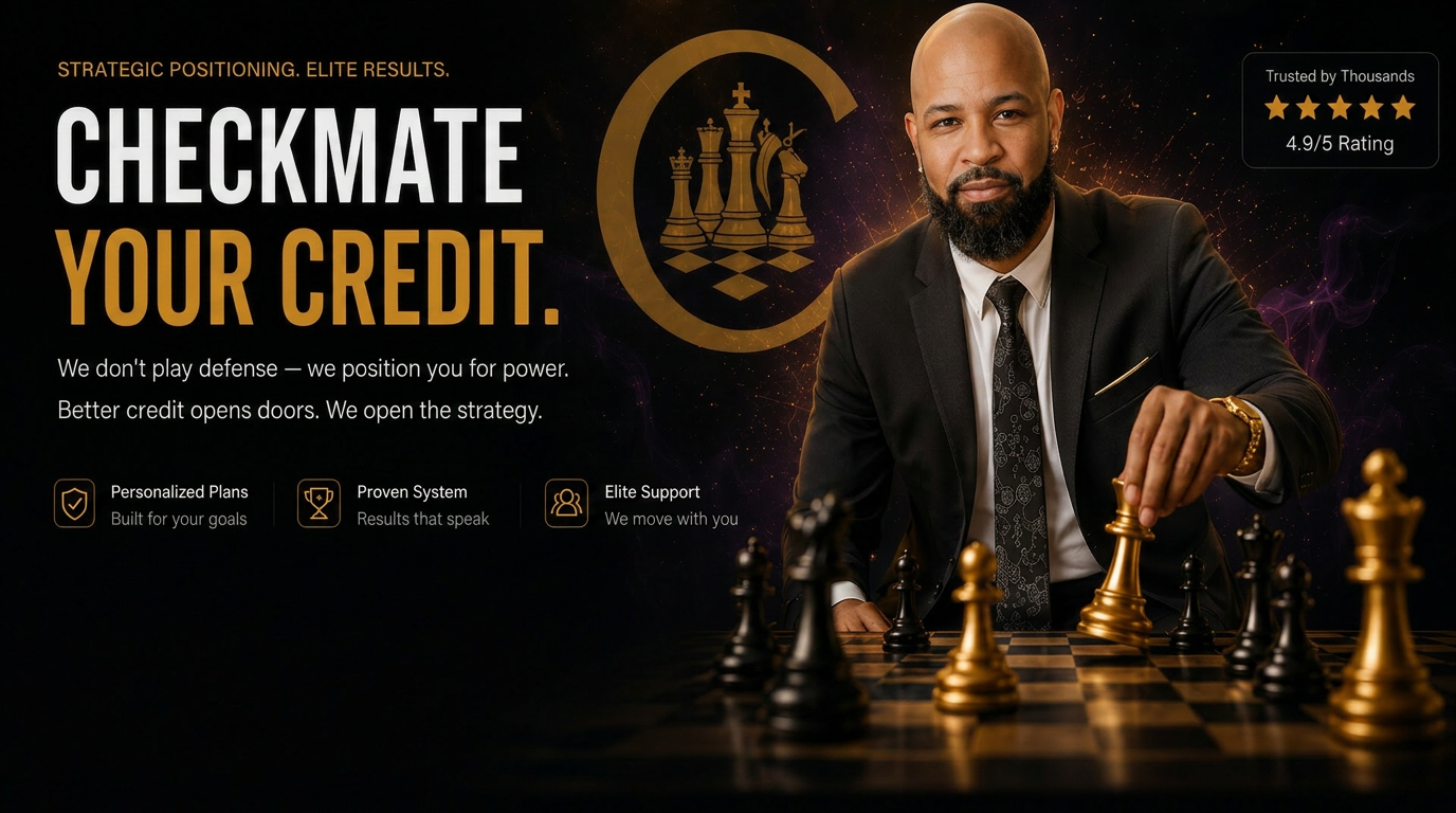 C.H.E.S.S Strategix — Checkmate Your Credit. Phillip Brown, strategic credit repair and legacy building.